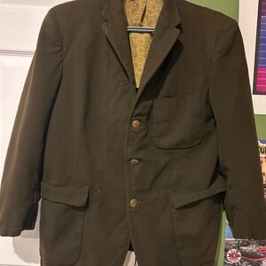 Vintage Brown Men’s Suit Jacket